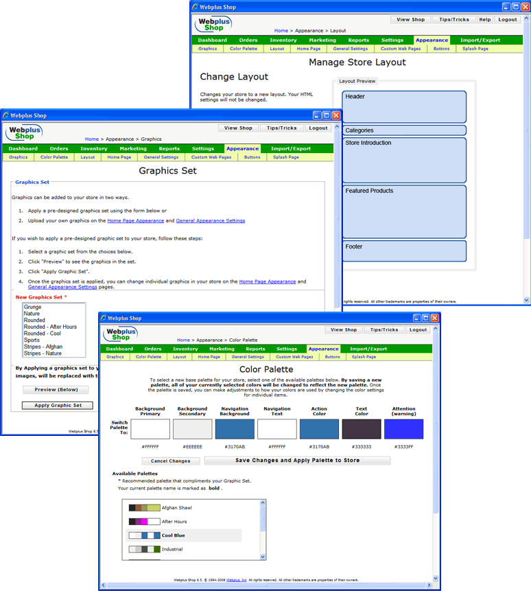 Control Panel Layout Design